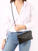Pochette De Soirée M Paddock Cuir Etrier Noir paddock TLOS1670-vue-porte