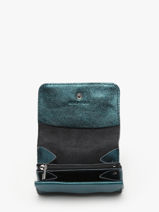 Porte-monnaie Etincelle Irisée Cuir Etrier Vert etincelle irisee EETI650-vue-porte
