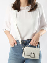 Sac Bandoulière Xs Altesse Cuir Etrier Blanc altesse EALT048X-vue-porte
