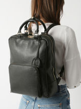 Sac à Dos Business Tradition A4 Cuir Etrier Noir tradition ETRA037B-vue-porte