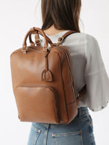 Sac à Dos Business Tradition A4 Cuir Etrier Marron tradition ETRA037B-vue-porte
