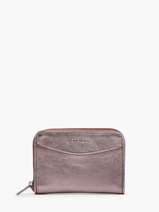 Porte-monnaie Etincelle Irisée Cuir Etrier Rose etincelle irisee EETI900