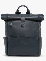 Sac à Dos Business Flandres 1 Compartiment Cuir Etrier Bleu flandres EFLA8102