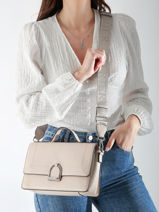 Sac Bandoulière M Altesse Cuir Etrier Beige altesse EALT048M-vue-porte
