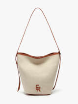 Sac Bandoulière Sac à Dos M Cavalier Toile Etrier Beige cavalier toile ECLT126M