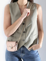 Sac Bandoulière Altair Cuir Etrier Rose altair EALA081X-vue-porte
