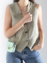 Sac Bandoulière Altair Cuir Etrier Vert altair EALA081X-vue-porte