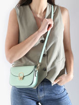 Sac Bandoulière Altair Cuir Etrier Vert altair EALA081S-vue-porte