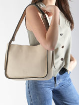 Sac Porté épaule M Foudre Cuir Etrier Beige foudre EFOD087M-vue-porte