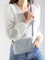 Sac Bandoulière Tradition Cuir Etrier Bleu tradition ETRA0143-vue-porte