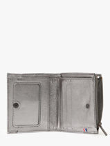 Coin Purse Leather Etincelle Irise Etrier Silver etincelle irisee EETI810-vue-porte