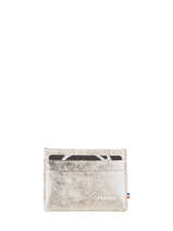 Porte-cartes Etincelle Irisée Cuir Etrier Or etincelle irisee EETI011