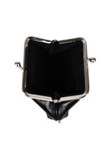 Porte-monnaie Etincelle Irisée Cuir Etrier Noir etincelle irisee EETI654-vue-porte