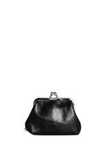 Porte-monnaie Etincelle Irisée Cuir Etrier Noir etincelle irisee EETI654