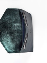 Porte-papiers Etincelle Irisée Cuir Etrier Vert etincelle irisee EETI054-vue-porte