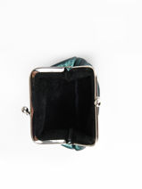 Porte-monnaie Etincelle Irisée Cuir Etrier Vert etincelle irisee EETI654-vue-porte