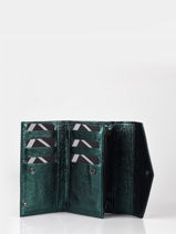 Portefeuille Etincelle Irisée Cuir Etrier Vert etincelle irisee EETI469-vue-porte