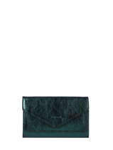 Portefeuille Etincelle Irisée Cuir Etrier Vert etincelle irisee EETI469