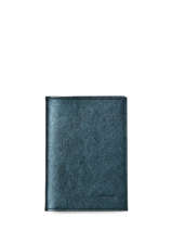 Etui Passeport Etincelle Irisée Cuir Etrier Vert etincelle irisee EETI025