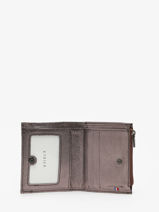 Porte-monnaie Etincelle Irisée Cuir Etrier Rose etincelle irisee EETI810-vue-porte