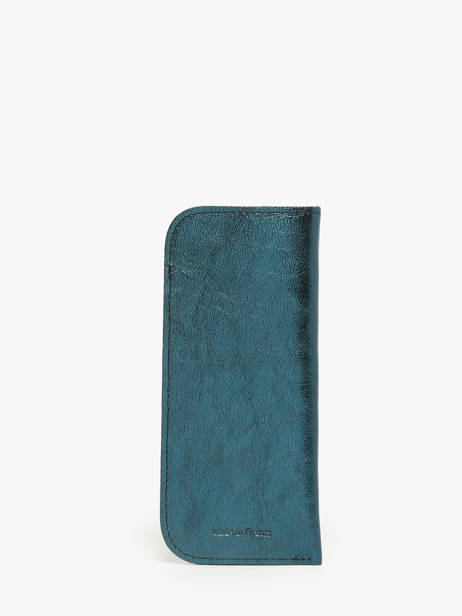 Sunglass Case Etincelle IrisÃ©e Leather Etrier Green etincelle irisee EETI5001 other view 2