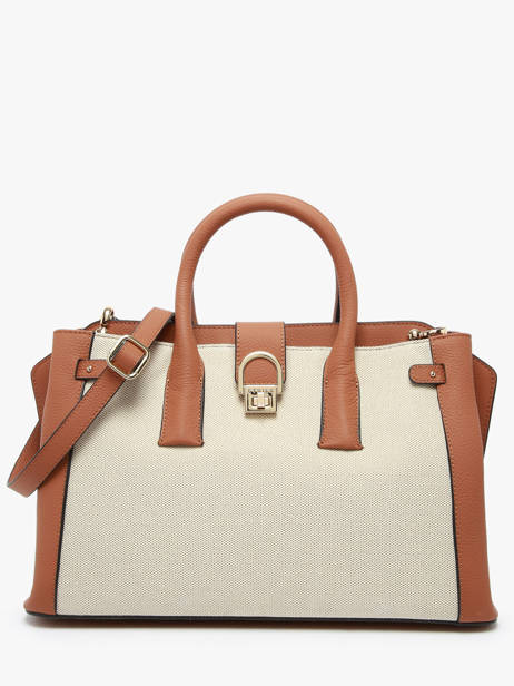 Sac Ã  Main M Equestre Toile Etrier Marron equestre toile EEQS142M