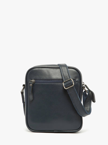 Sac BandouliÃ¨re Flandres Cuir Etrier Bleu flandres EFLA729M vue secondaire 4