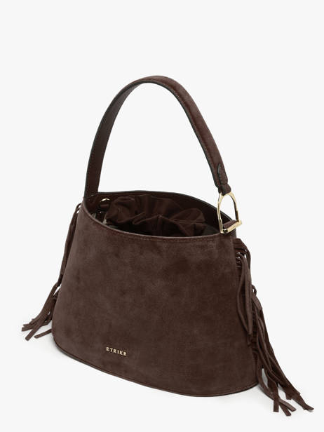 Sac Bandoulière Country Cuir Etrier Marron country ECOU161M vue secondaire 3