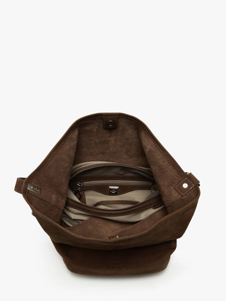 Shoulder Bag Backpack M Cavalier Nubuck Leather Etrier Brown cavalier nubuck ECAN126M other view 6