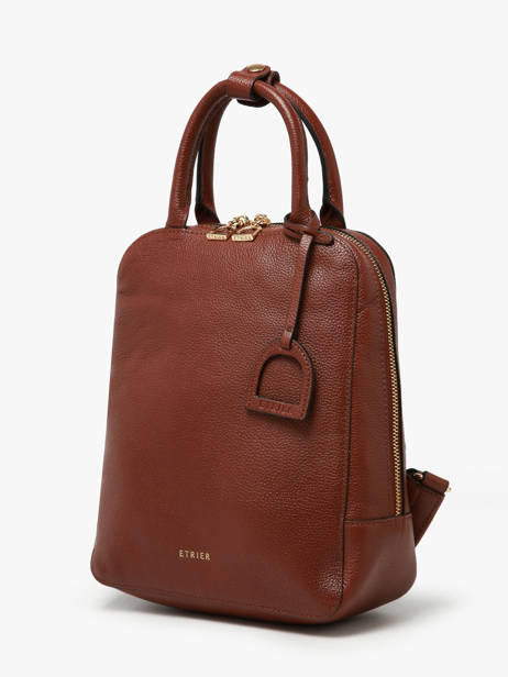 Backpack Tradition Leather Etrier Brown tradition ETRAB37S other view 2